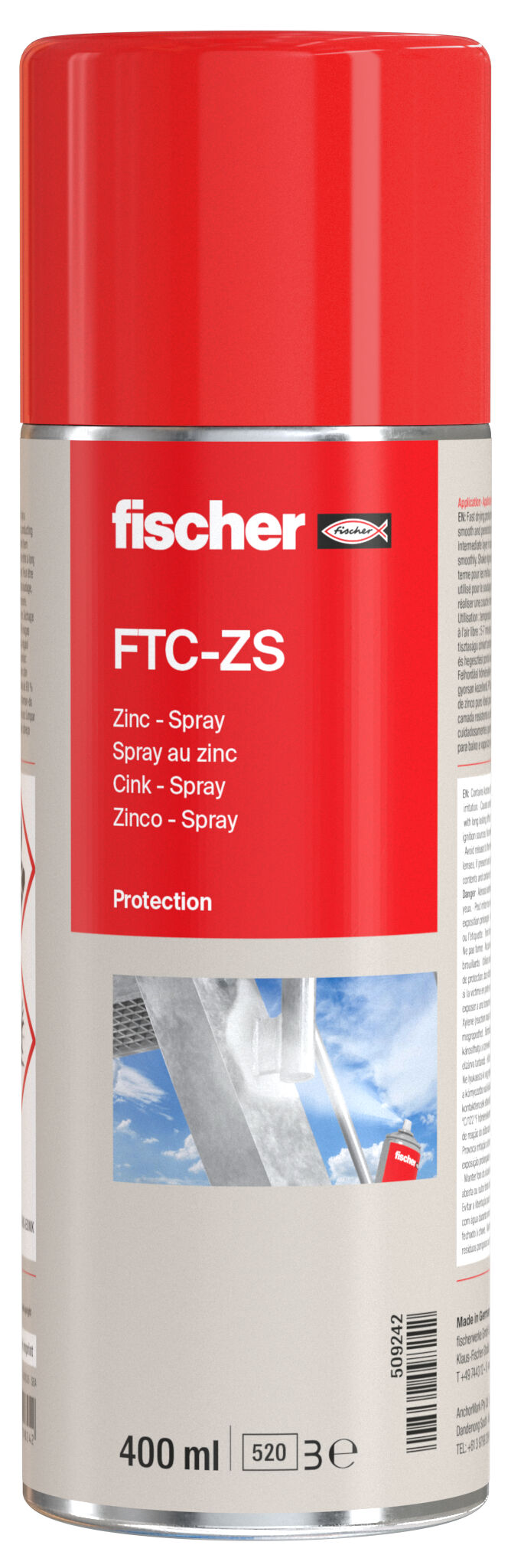 Zinc Spray FTC-ZS - fischer international